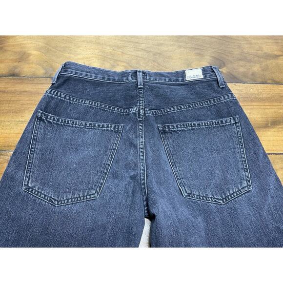 Citizens Of Humanity Melanie High Rise Crop in Black Hawk Jeans Size 26 - Picture 8 of 12
